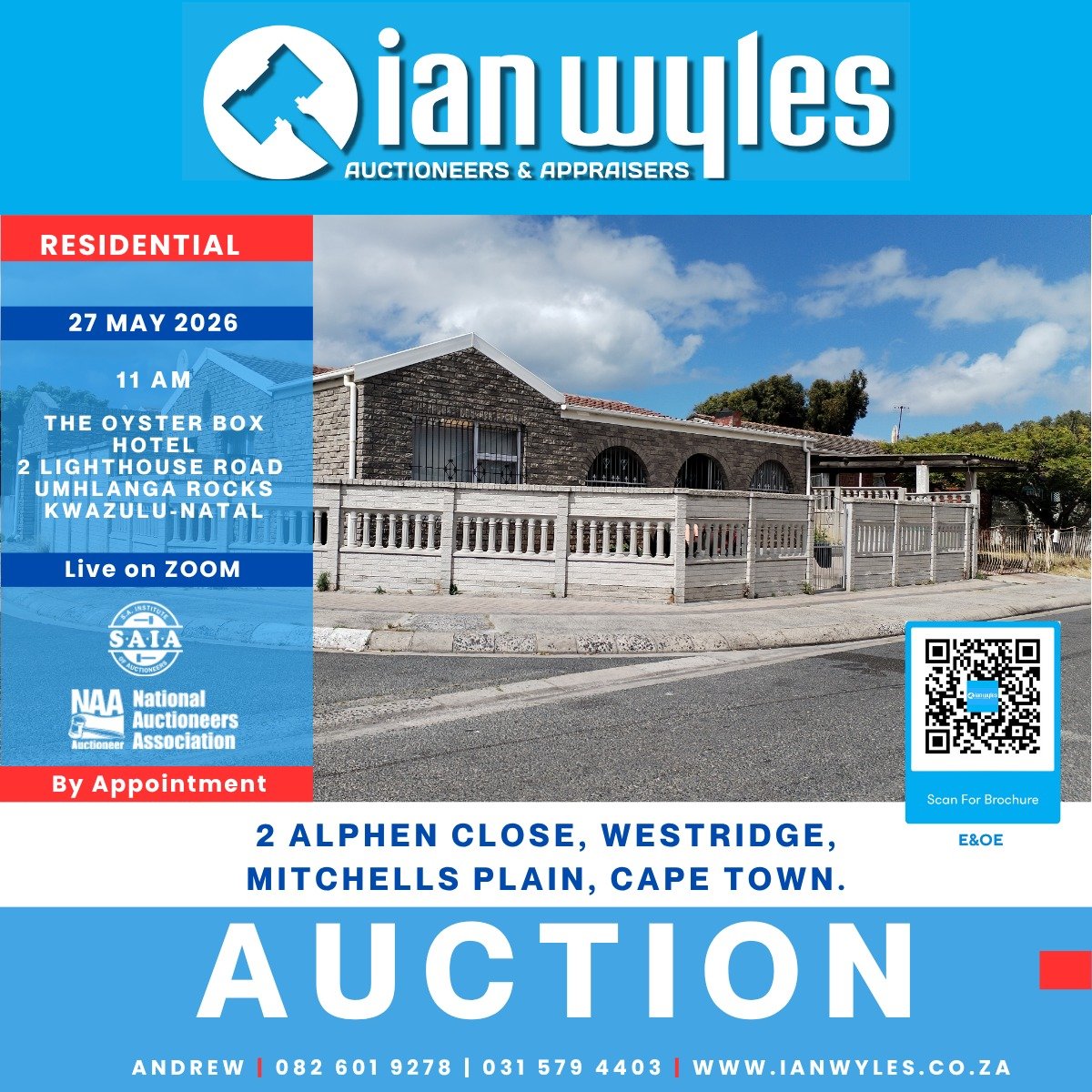 3 Bedroom Home on Auction in Westridge, Mitchells Plain - Secure Parking & Modern Living